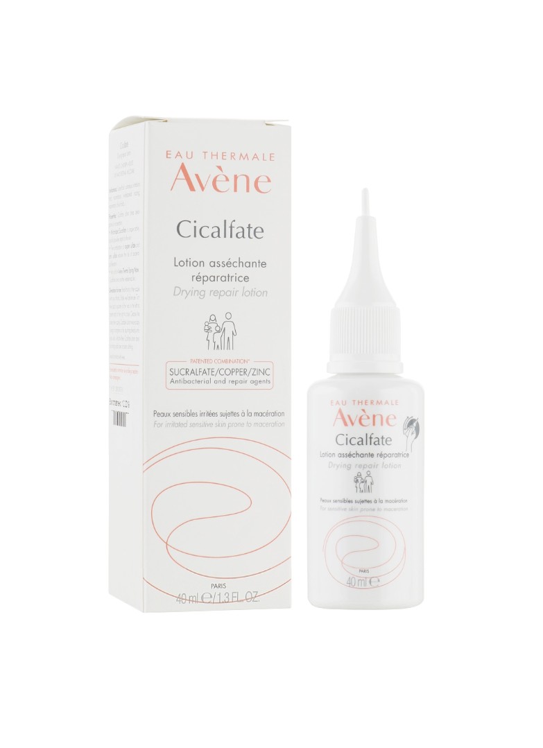 *Лосьйон Avene Сикальфат антибактеріальний для чутл. подразненої шкіри 40мл