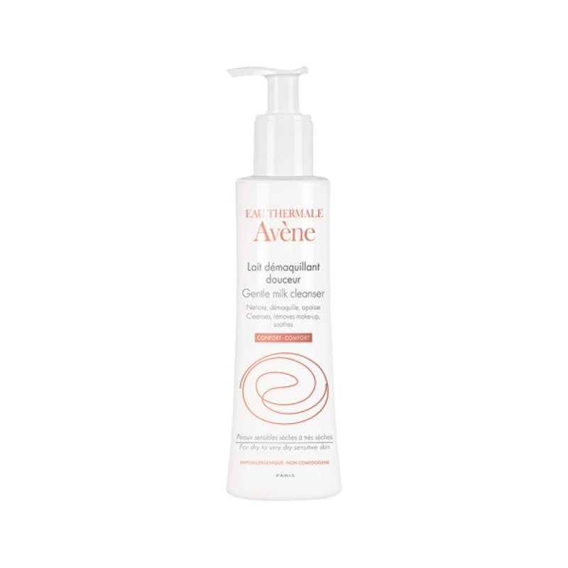 *Молочко Avene для зняття макіяжу для сухої та дуже сухої шкіри 200мл