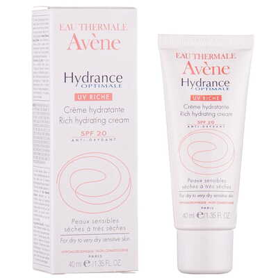 *Крем Avene Гидранс Оптималь насыщенный SPF 20 для сухой и очень сухой кожи 40мл