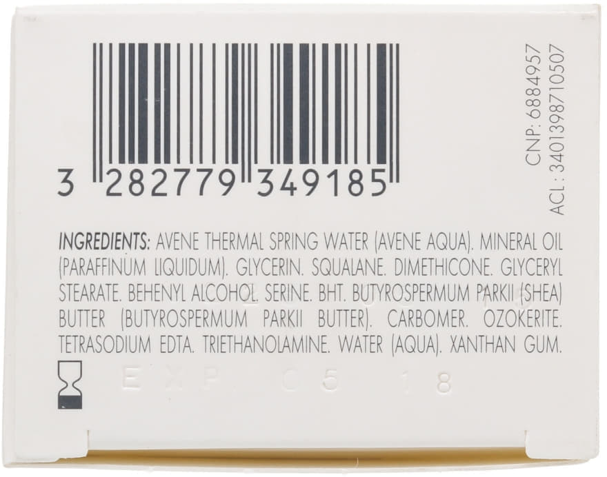 *Крем Avene 70141 заспокійливий для сухої та дуже сухої шкіри 40мл