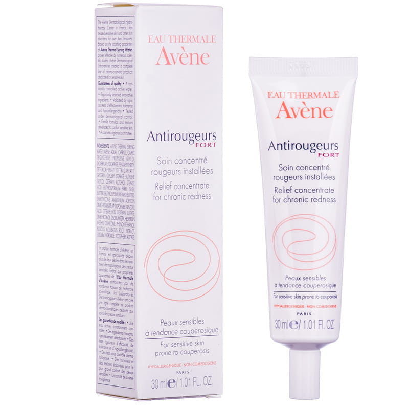 *Крем Avene Антиружер Форт від локальних почервонінь для шкіри, схильної до куперозу 30мл