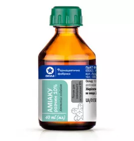 Аміаку розчин 10% у флаконі по 40 мл - Віола
