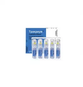 Тракріум розчин для ін'єкцій 10 мг/мл в ампулах по 2.5 мл 5 шт.