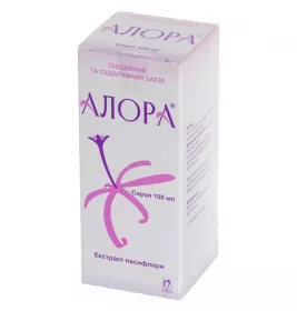 Алора сироп по 100 мл у флаконі з мірною ложкою