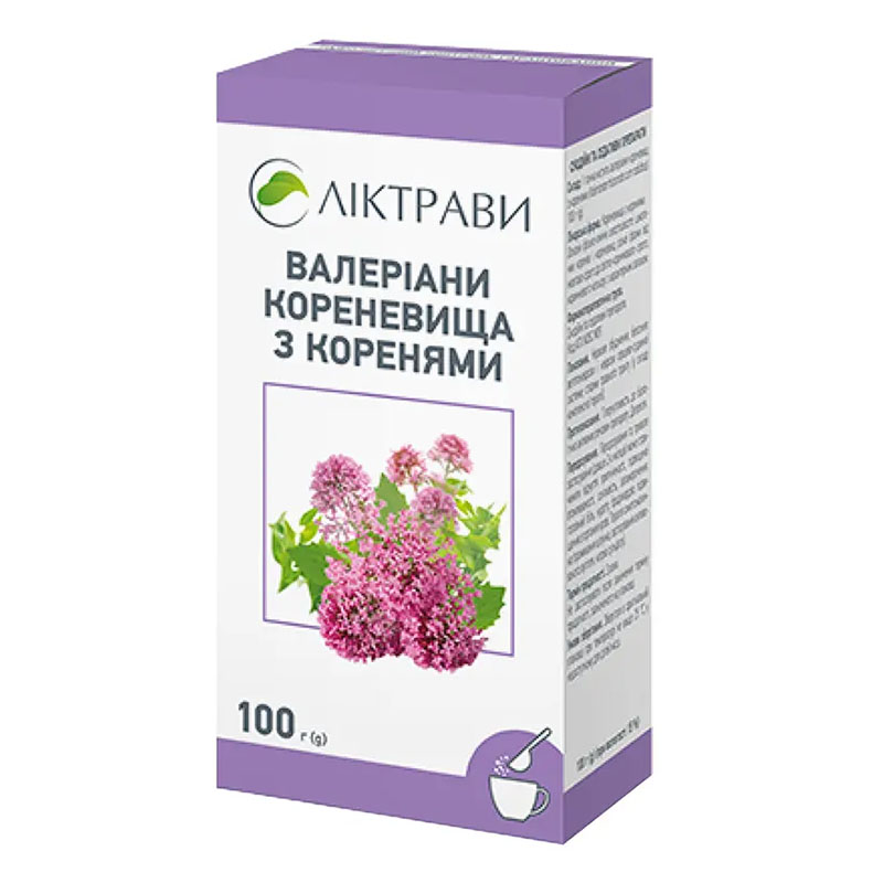 *Валеріани кореневище з корінням Ліктравы 100г