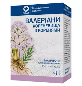 Валеріани кореневище з корінням по 50 г у пачці - Віола