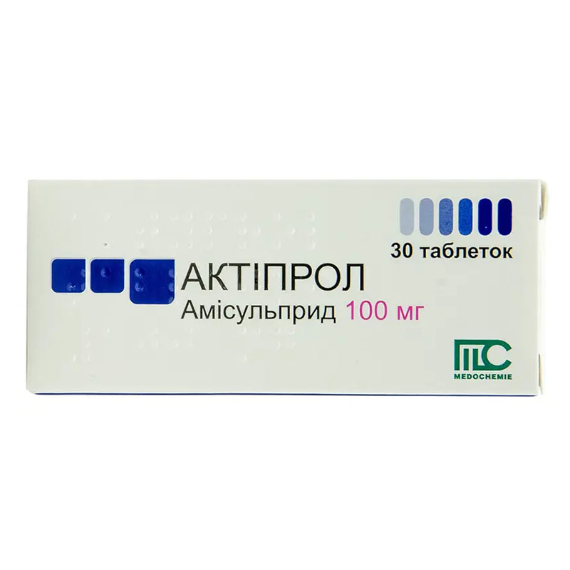 Актіпрол табл.100мг №30