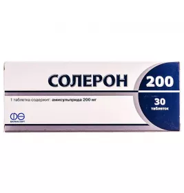 Солерон 200 таблетки по 200 мг 30 шт. (10х3)