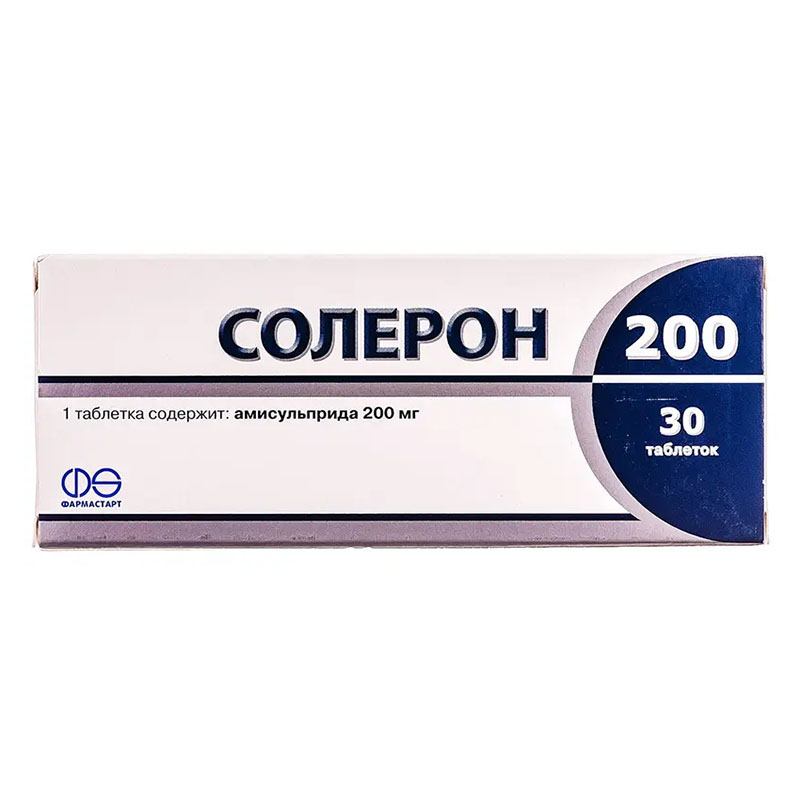 Солерон 200 таблетки по 200 мг 30 шт. (10х3)
