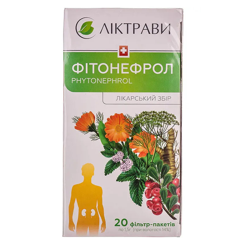 Фитонефрол сбор по 1.5 г в фильтр-пакетиках 20 шт. - Лектравы Фитонефрол сбор по 1.5 г в фильтр-пакетиках 20 шт. - Лектравы
