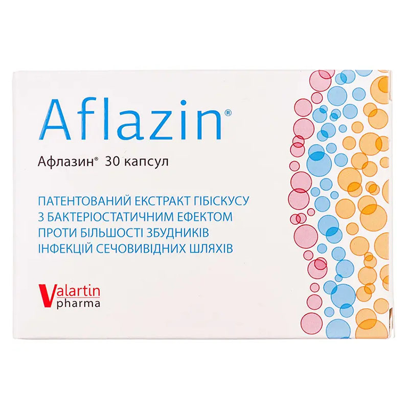 Афлазин капсули по 200 мг 30 шт. (10х3)