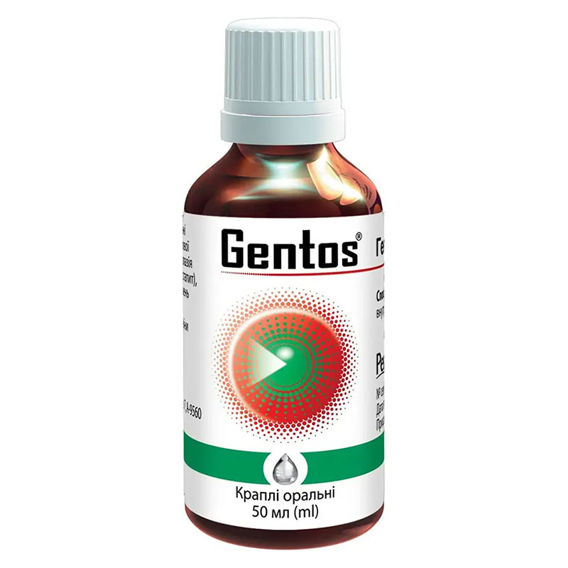 Гентос капли по 50 мл во флаконе 1 шт.