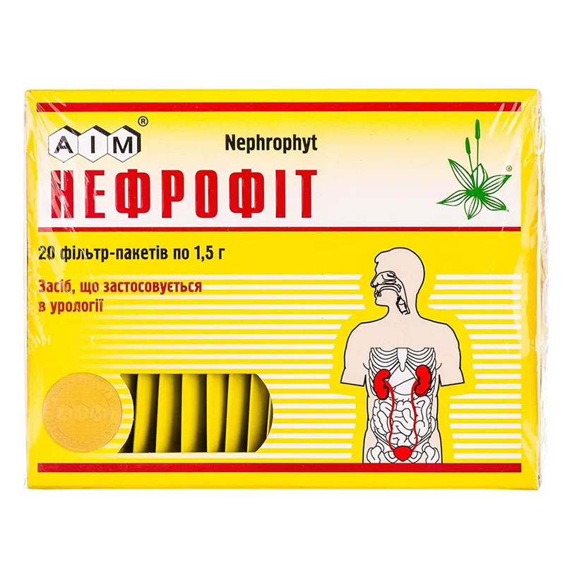 Фіточай Нефрофіт збір по 1.5 г у фільтр-пакетиках 20 шт.
