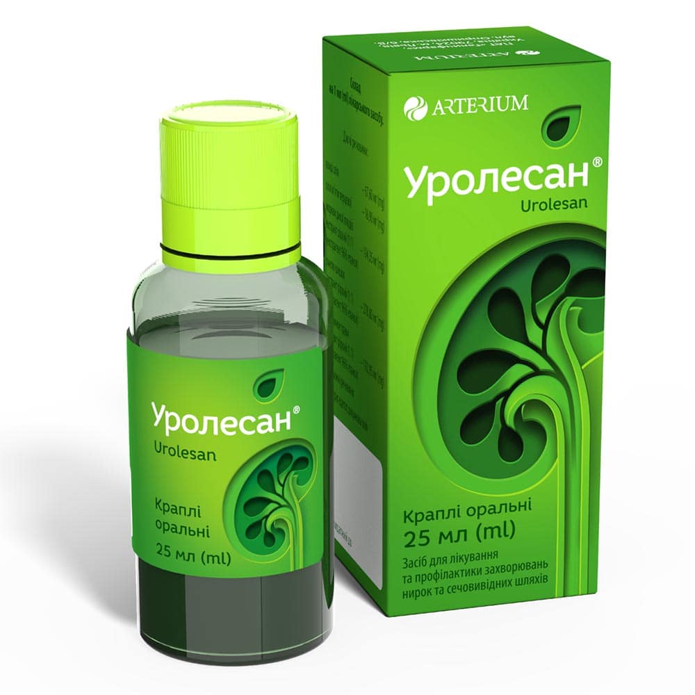 Уролесан краплі ор. по 25 мл у флаконі 1 шт.
