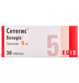 Сетегис таблетки по 5 мг 30 шт. (10х3)