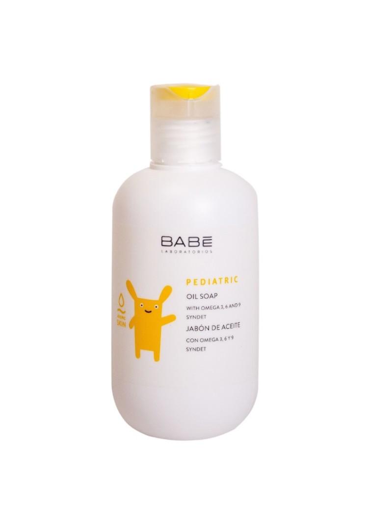 *Мило BABE PEDIATRIC на олійній основі для сухої та атопічної шкіри 200мл