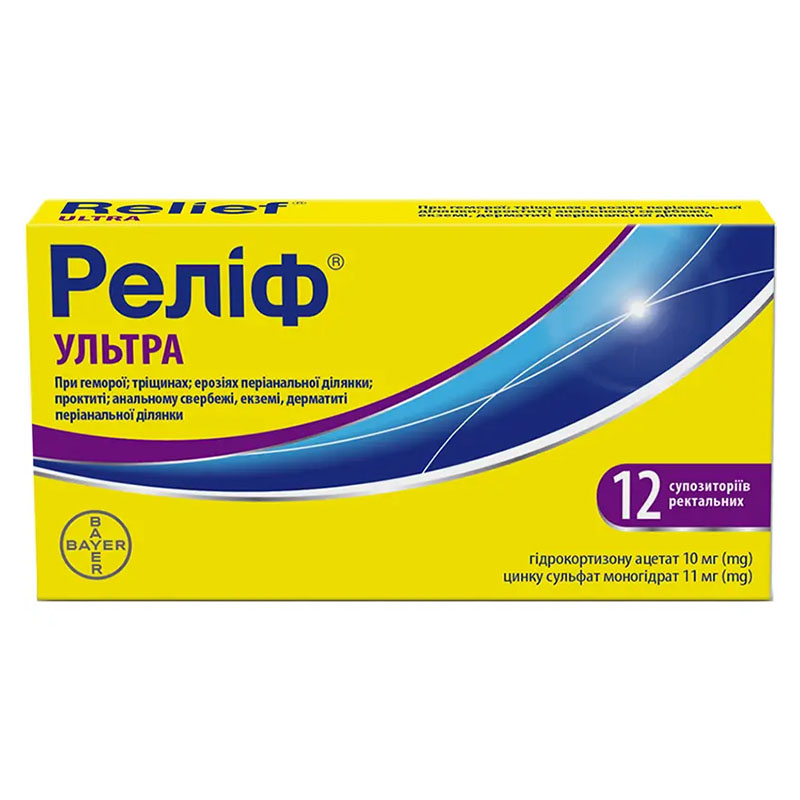 Реліф ультра свічки 12 шт.