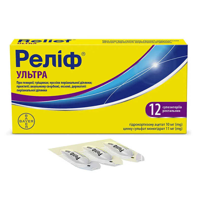 Реліф ультра свічки 12 шт.