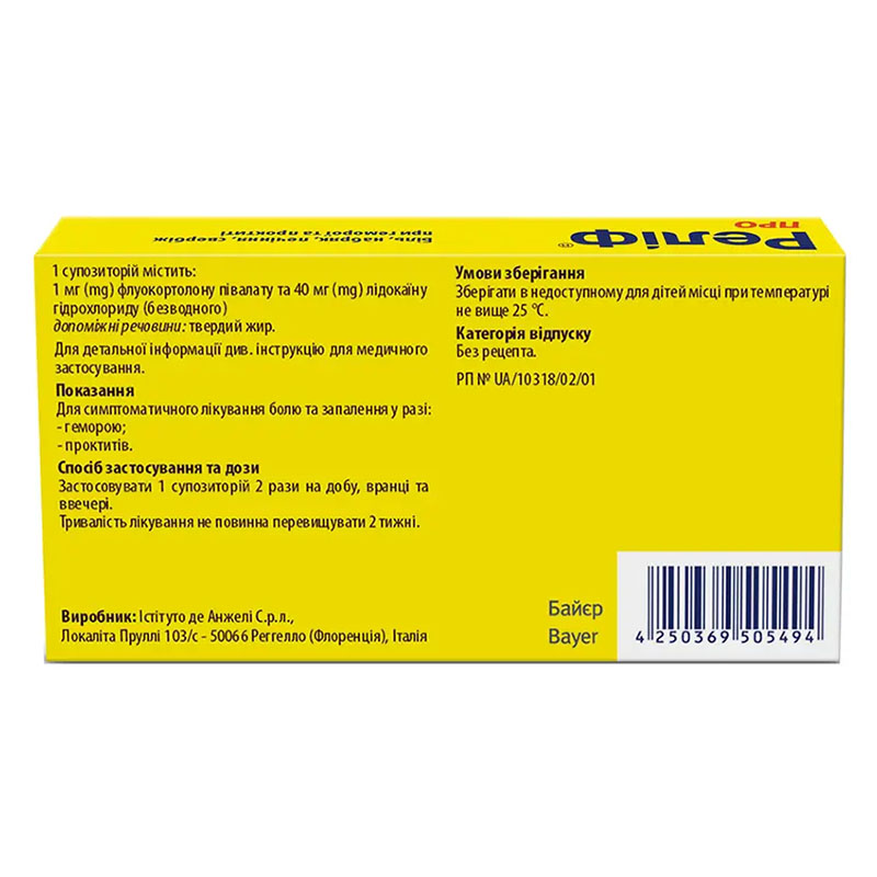 Реліф ПРО свічки 10 шт.