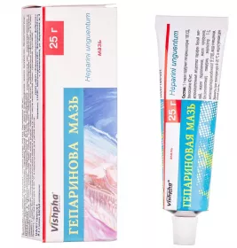 Гепаринова мазь по 25 г у тубах - Нижфарм