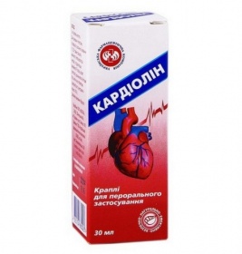 Кардіолін краплі по 30 мл у флаконі