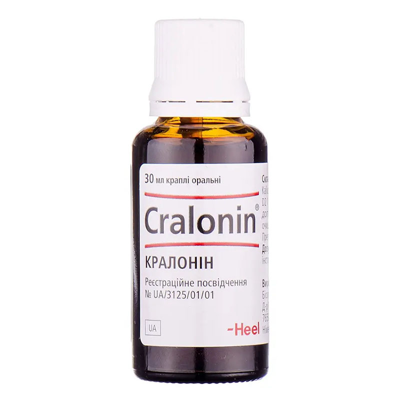 Кралонін краплі по 30 мл у флаконі 1 шт.