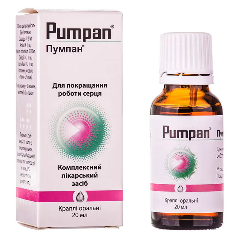 Пумпан краплі по 20 мл у флаконі 1 шт.