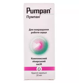 Пумпан краплі по 20 мл у флаконі 1 шт.