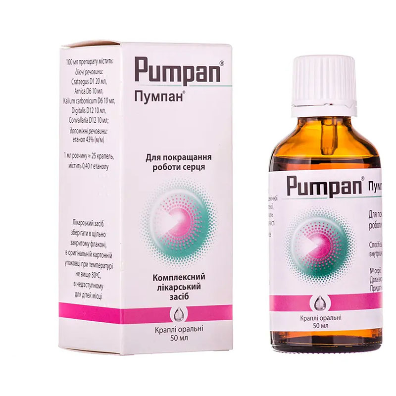 Пумпан краплі по 50 мл у флаконі 1 шт.