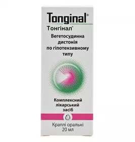 Тонгінал краплі по 20 мл у флаконі з дозатором 1 шт.