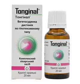 Тонгінал краплі по 20 мл у флаконі з дозатором 1 шт.