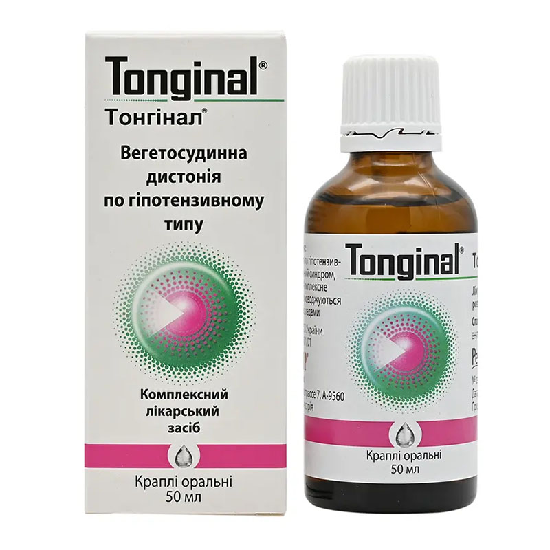Тонгинал капли по 50 мл во флаконе с дозатором 1 шт.