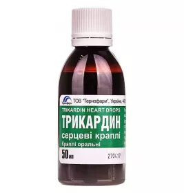 Трикардин краплі по 50 мл у флаконі - Тернофарм