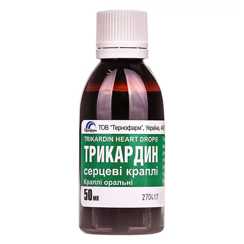 Трикардин краплі по 50 мл у флаконі - Тернофарм