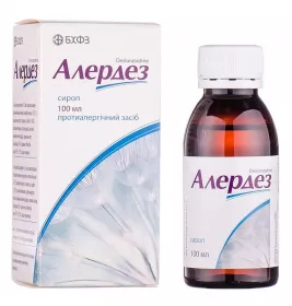 Алердез сироп 0,5 мг/мл по 100 мл у флаконі 1 шт.