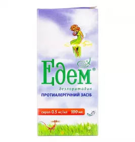 Эдем сироп 0.5 мг/мл по 100 мл во флаконе