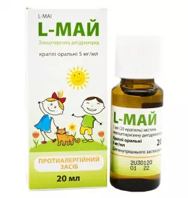L-МАЙ краплі 5 мг/мл по 20 мл у флаконі