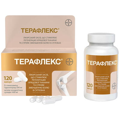Терафлекс капсулы 120 шт. во флаконе Терафлекс капсулы 120 шт. во флаконе
