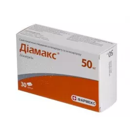 Диамакс капсулы по 50 мг 30 шт. (10х3)