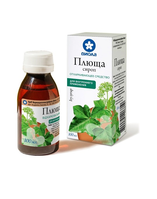 Сироп плющу по 100 мл у флаконі 1 шт.