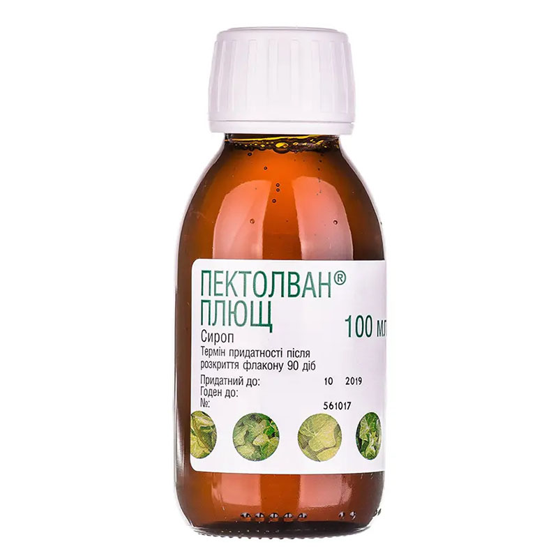 Пектолван плющ сироп по 100 мл во флаконе 1 шт.