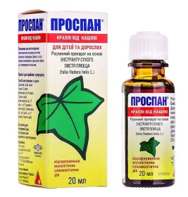 Проспан краплі по 20 мл у флаконі 1 шт.