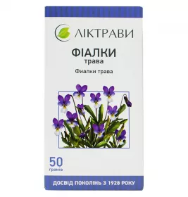 Фиалки трава Лектравы по 50 г в пачке