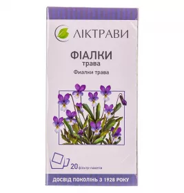 Фиалки трава Лектравы по 1.5 г в фильтр-пакетиках 20 шт.