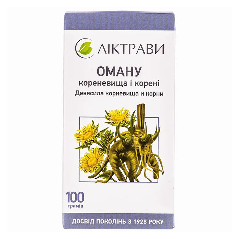 Оману кореневища з корінням по 100 г у пачці - Ліктрави
