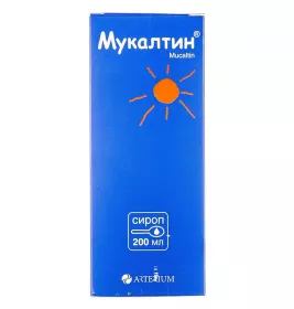Мукалтин сироп по 200 мл у флаконі 1 шт. - Артеріум
