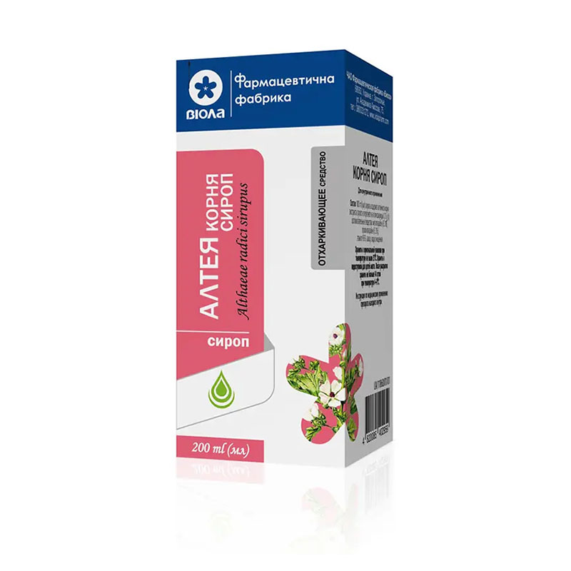 Алтеи корня сироп по 200 мл во флаконе - Виола