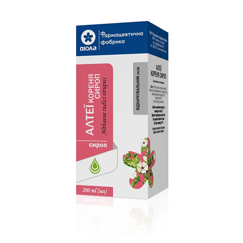 Алтеї кореня сироп по 200 мл у флаконі - Віола