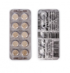 Мукалтин таблетки по 50 мг 10 шт. - Артеріум