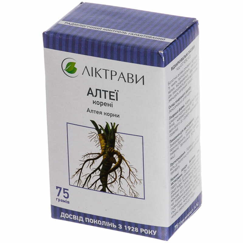 Алтеї коріння по 75 г у пачці - Лектрави